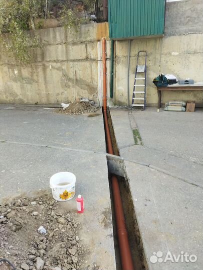 Копка, канализация под ключ, монтаж, демонтаж