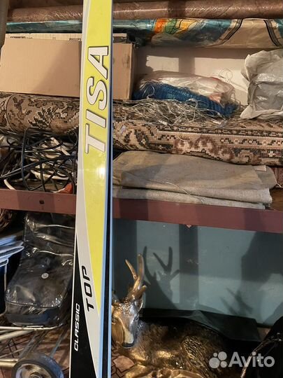 Беговые лыжич СССР с ботинками 43 Р