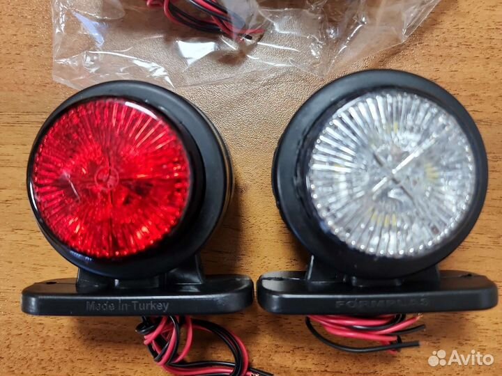 Фонари Комплект 2шт габаритные LED рог рожок рога