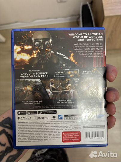 Atomic heart ps5 диск русская озвучка