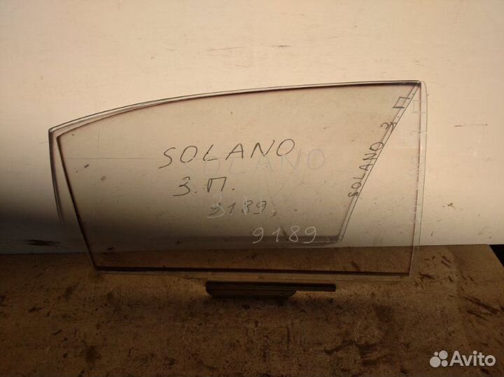 Стекло заднее правое Lifan Solano 2010-2016