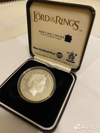 Монета серебро Lorb of the Rings 2003