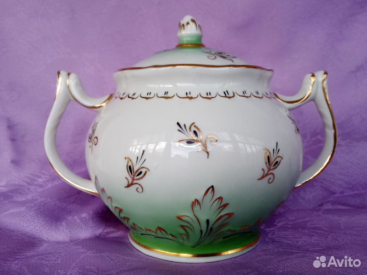 Чайный сервиз Барбарис фарфор дфз Вербилки СССР