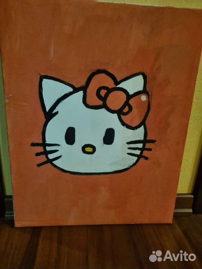 Картина hello kitty