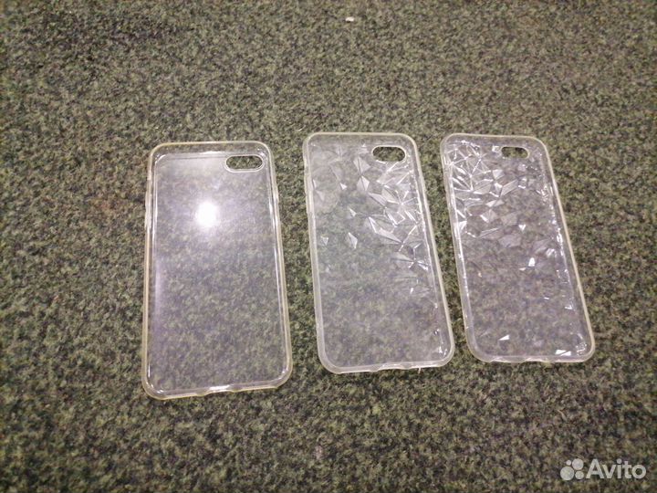 Защитные стекла iPhone 5,6,7,8,чехлы 6,7. Тройник