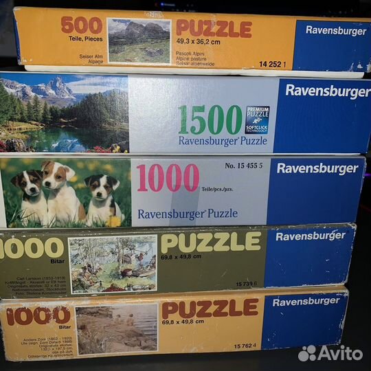 Пазлы ravensburger