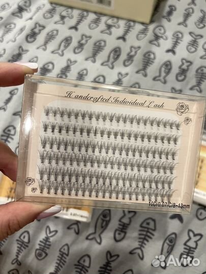 Ресницы накладные пучки