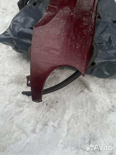 Крылья передние на шевроле ланос