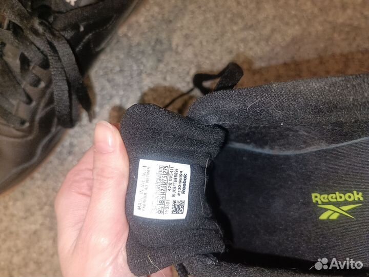 Кроссовки Reebok оригинал,кожаные