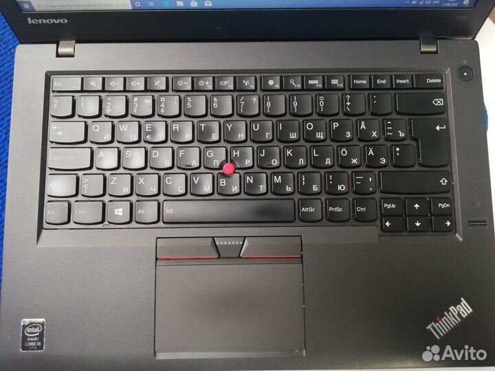 Ноутбук Lenovo ThinkPad T450 i5 8Gb SSD 180Gb