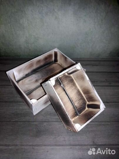 Деревянные ящики для мыла, подарков