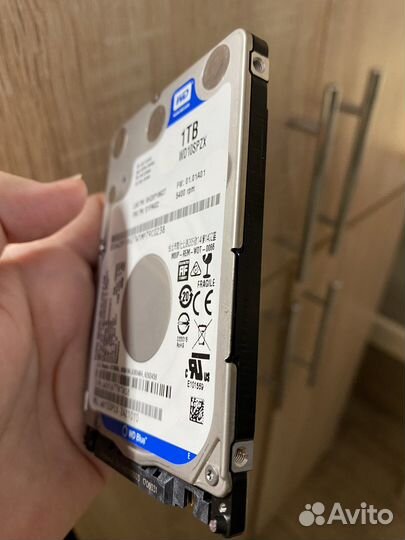 Жесткий диск WD Blue 1тб (WD10spzx)
