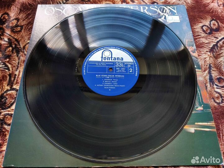 Oscar Peterson Blues Etude Japan 1974 винил джаз