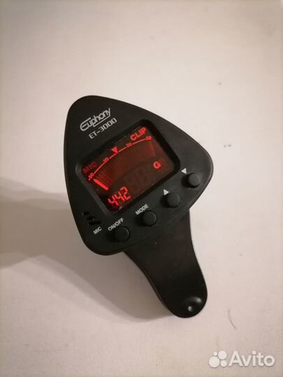 Euphony ET-3000 цифровой стрелочный тюнер-прищепка