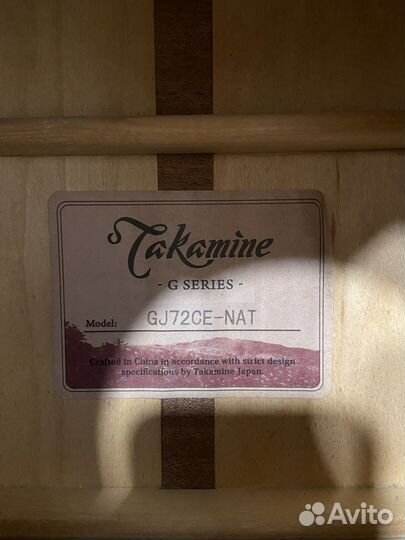 Takamine G70 Series GJ72CE-NAT