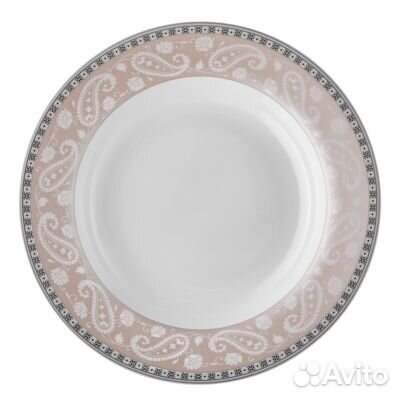 ARR023RE301, Тарелка суп., 23 см, костяной фарфор