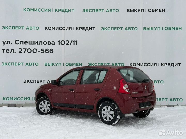 Renault Sandero 1.6 МТ, 2010, 156 000 км