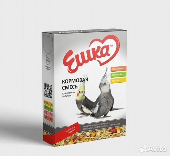 Корм для волнистых попугаев