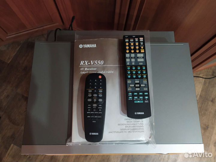 Ресивер Yamaha RX-V550, DVD-плеер Yamaha 540