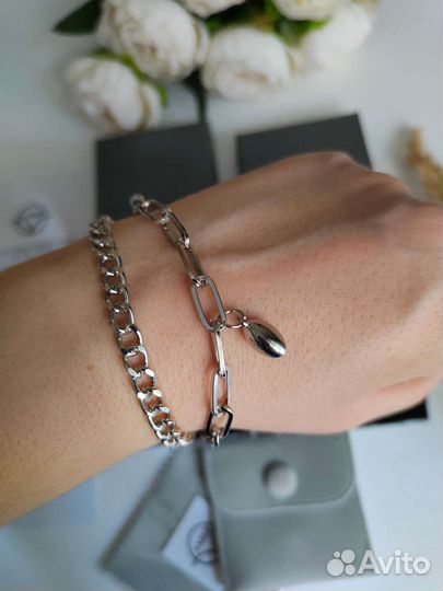 Парные браслеты с магнитом