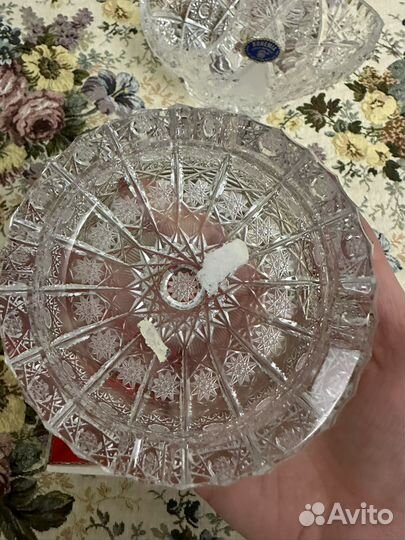 Пепельница хрусталь