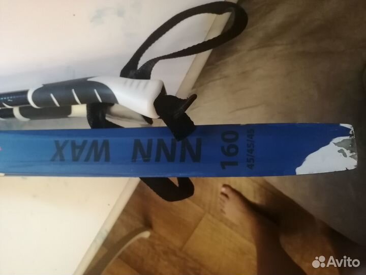 Лыжи 160 и ботинки 34