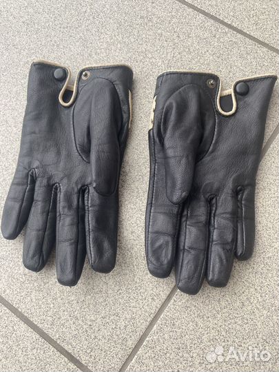 Перчатки кожаные