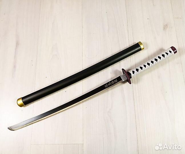 Катана. Гию Томиока (Аниме) металл 75 см