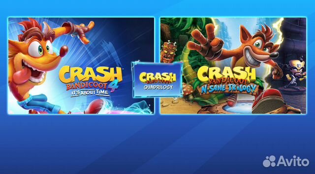 Crash Bandicoot - Quadrilogy Bundle на PS4 и PS5