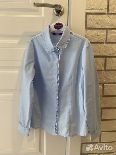 Рубашка школьная для девочки 128-134