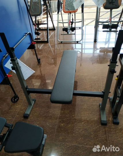 Скамья для жима атлетическая горизонтальная