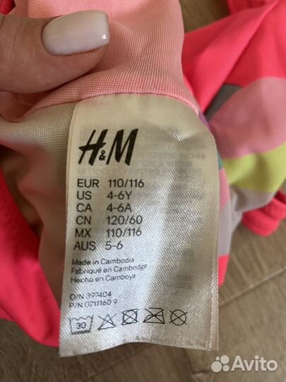 Купальники для девочки hm