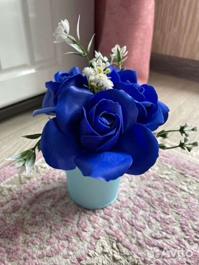 Мини букет из мыла