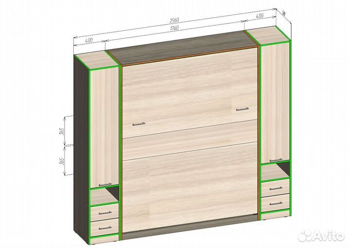 Шкаф кровать трансформер
