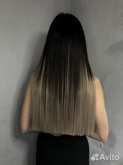 Наращивание натуральных волос