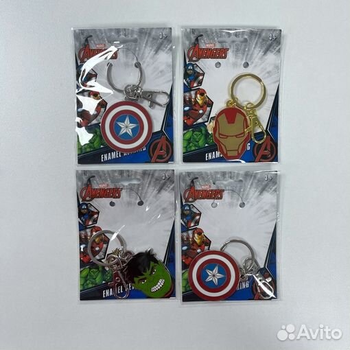Металлические брелки в ассортименте Marvel Avenge