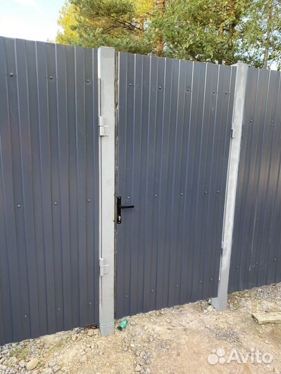 Монтаж установка заборов калиток