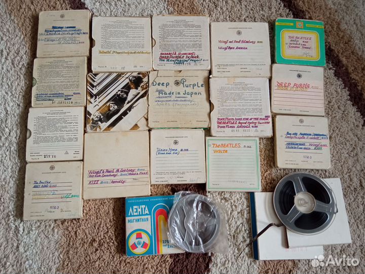 Лента для катушечного магнитофона 18 шт