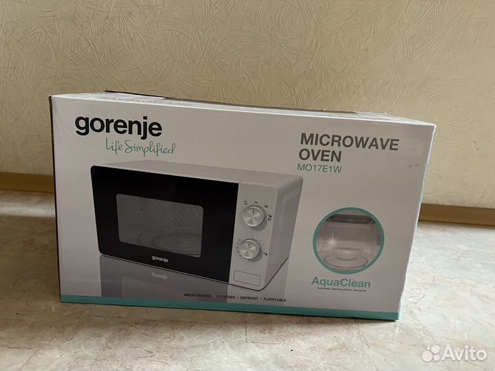 Микроволновая печь gorenje mo17e1w