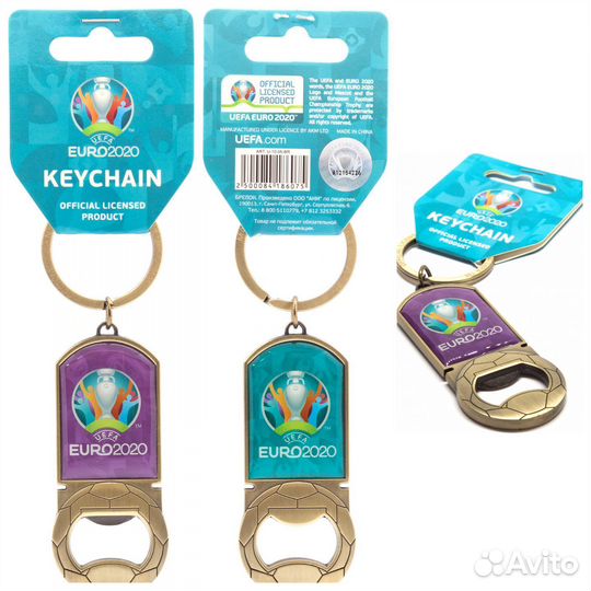 Набор 7 открывалок Уефа Евро 2020
