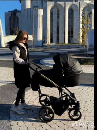 Коляска Bebetto 3в1 Экокожа