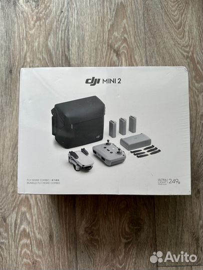 Квадрокоптер DJI mini 2 fly more combo