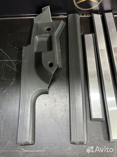 Накладки порогов внутренние Мерседес w210 wagon