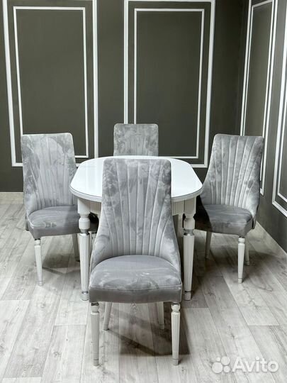 Стол со стульями в наличии\оплата при получении