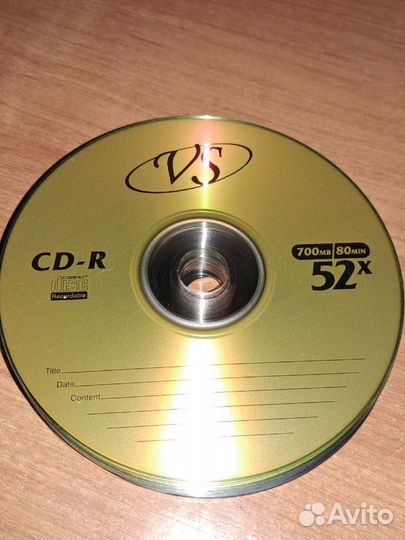 Диски cd-r VS