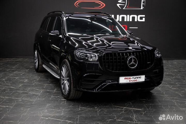 Обвес в стиле 63 AMG + пороги Mercedes GLS x167