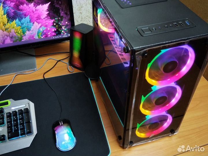 Пк Intel/16 ядер/16Гб/ssd512/hdd500/RX570 4Гб