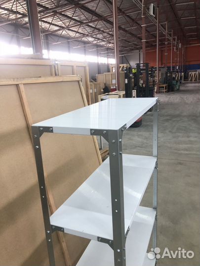 Стеллаж разборный металлический нержавейка