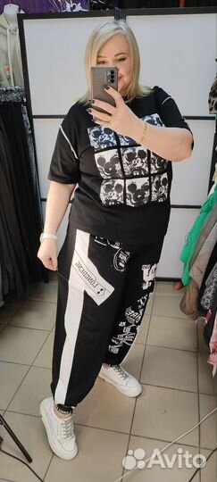 Футболка женская спорт шик 46/54