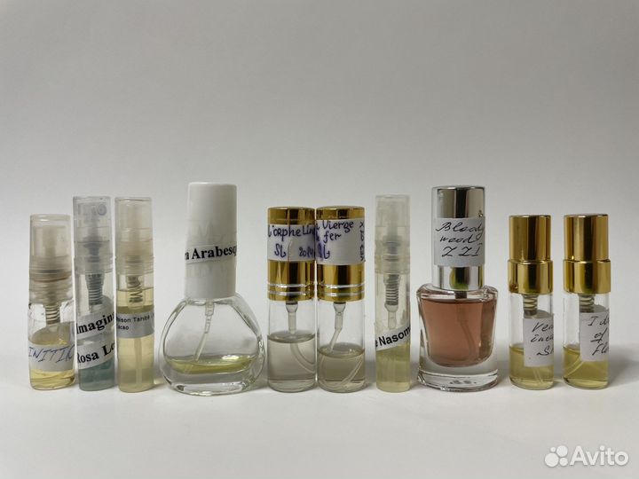 Отливанты пробники духов личная коллекция оригинал